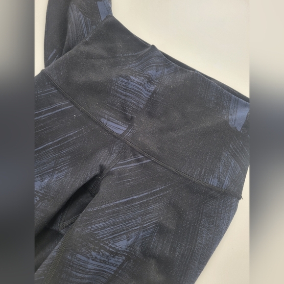 Lululemon Wunder Under Legging Black Blue Size 4 - Picture 3 of 5